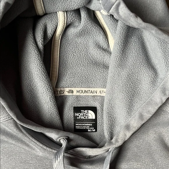 The North Face Men's Light Gray Embroidered Logo Hoodie - Picture 2 of 9
